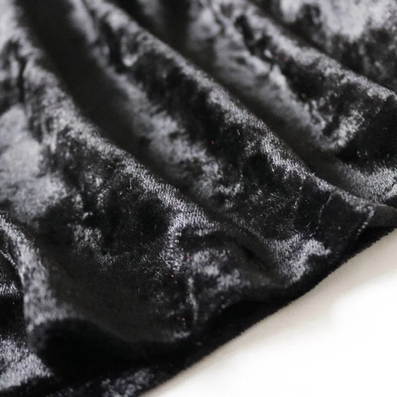 2pcs Velvet Sexy Shorts Pajama Party Set Women's Top and Shorts Pajamas
