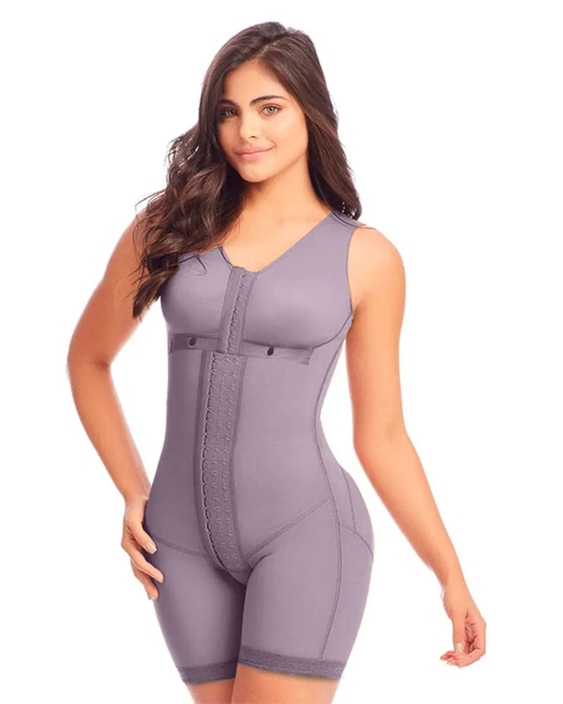 Adjustable Tummy Control Hook And Eye Closure Bodyshaper