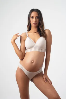 AMBITION TRIANGLE CONTOUR SHELL NURSING BRA - WIREFREE