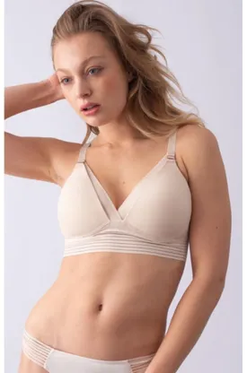 Ambition Triangle Maternity Bra (Shell Pink)