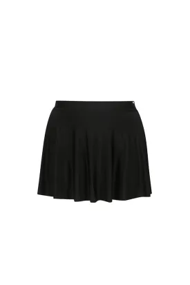 Black Skater Swim Skirt