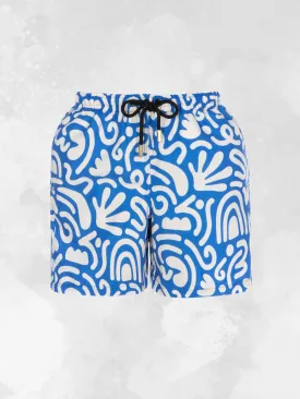 Boy's Swimming Trunk - Greek Holiday
