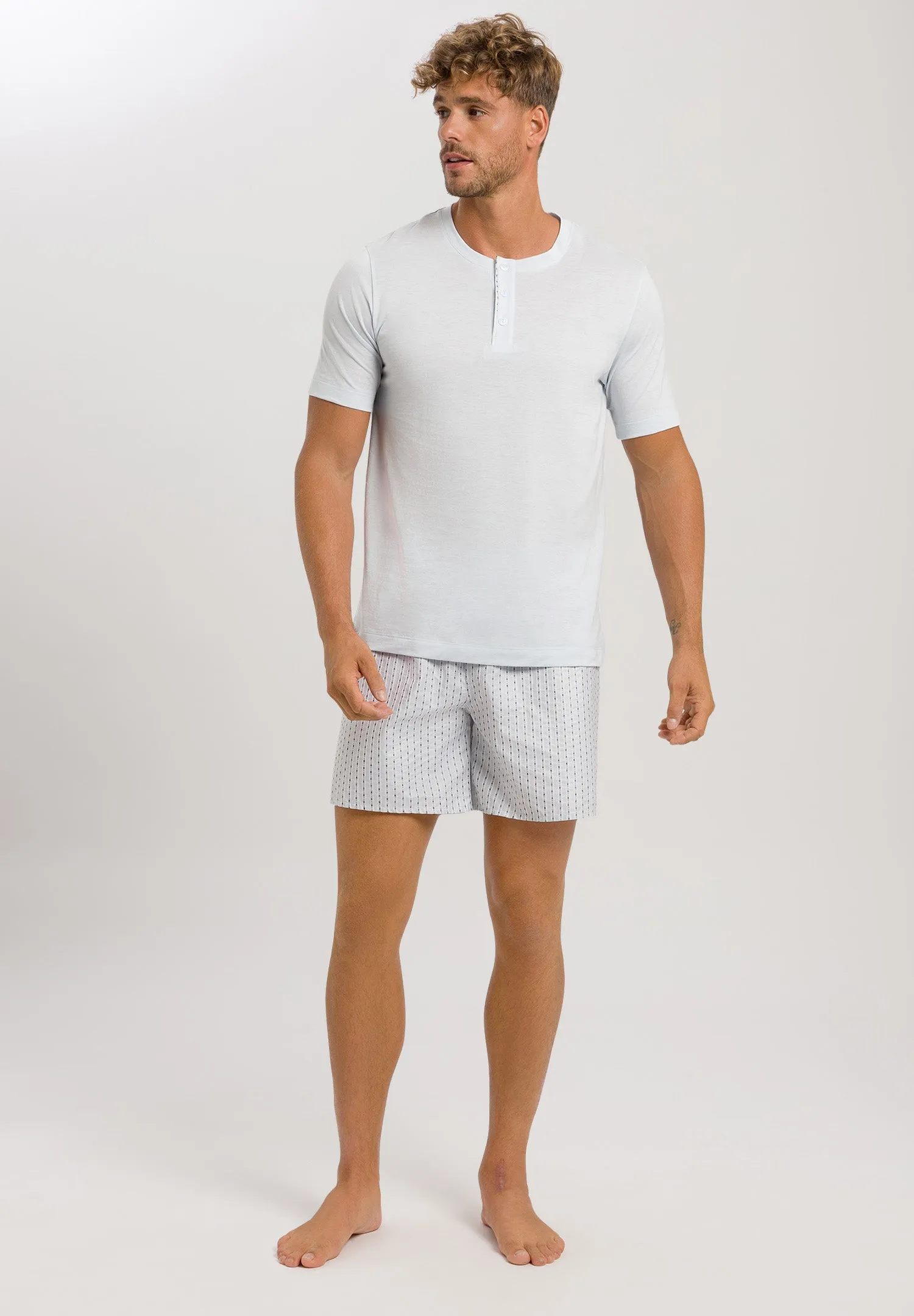 Carl Shorts | Hanro Stripe 75764-2874