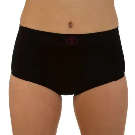 Comfizz Womens Ostomy/Post Surgery Support Briefs Low Waist Light Support Black L/XL