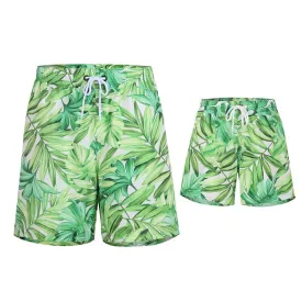 Dad and Boy Matching Swimming Trunks