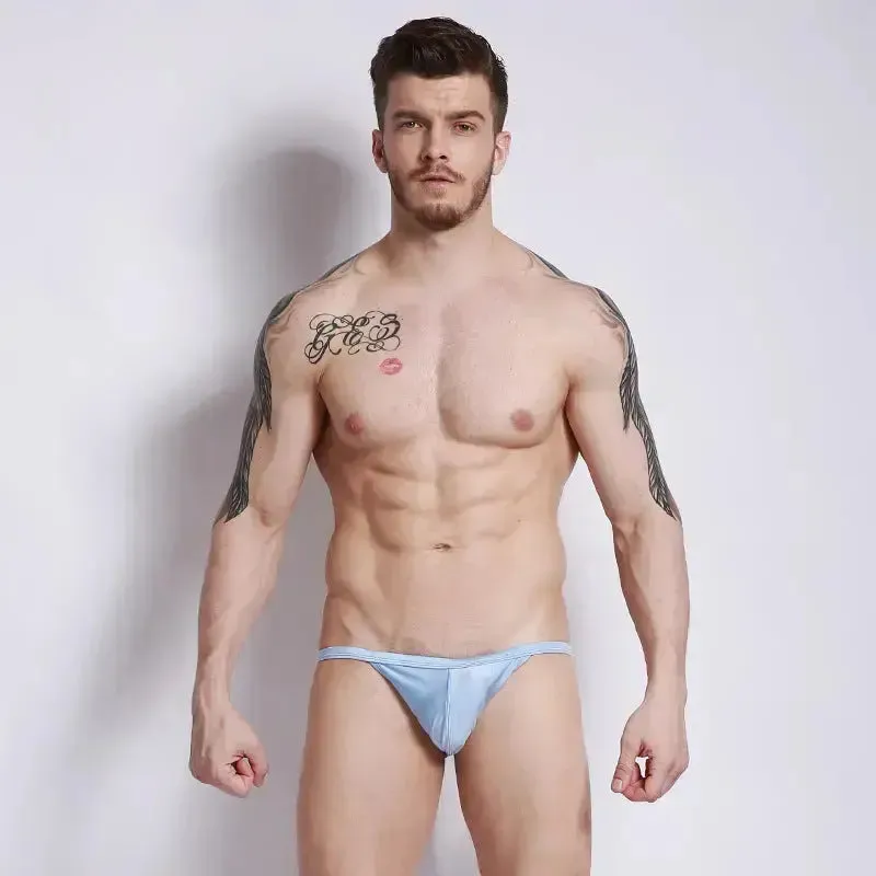 DESMIIE Men's Swim Briefs Low Waist Light Bikini