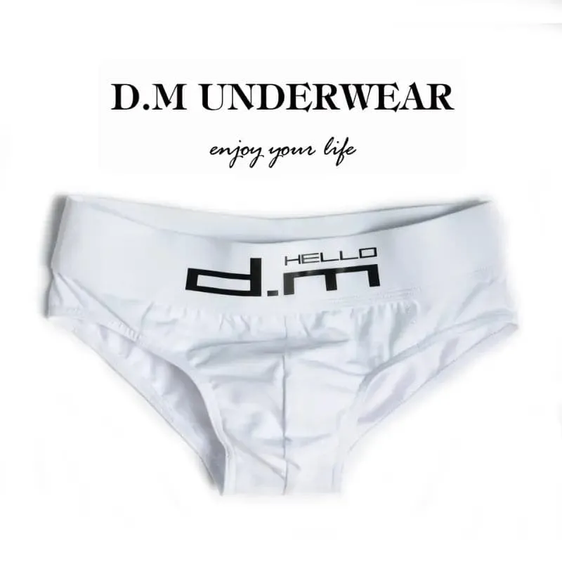 D.M men in briefs Letters Low Waist Sexy