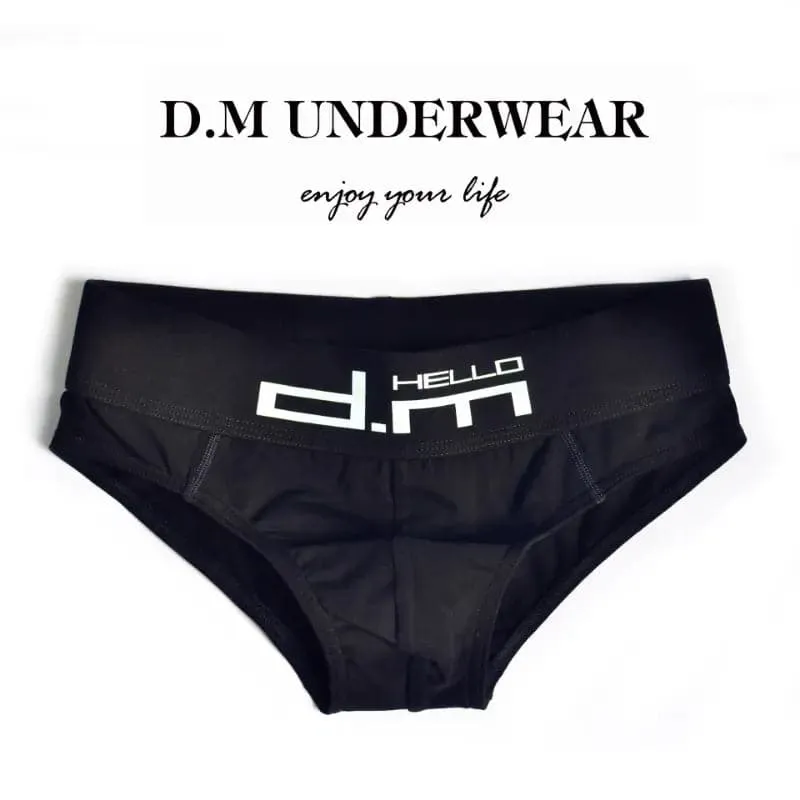 D.M men in briefs Letters Low Waist Sexy