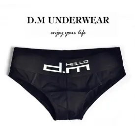D.M men in briefs Letters Low Waist Sexy