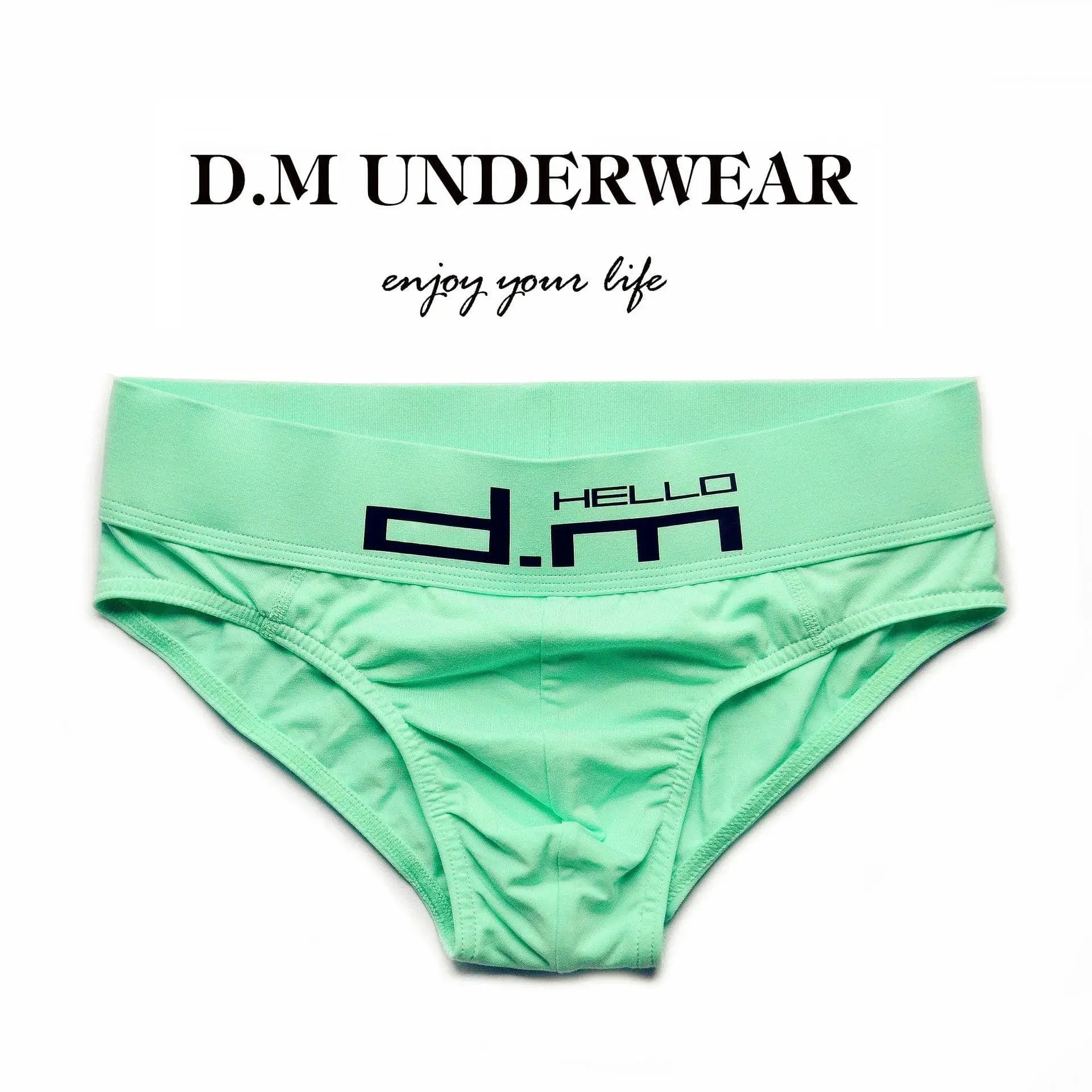 D.M men in briefs Letters Low Waist Sexy