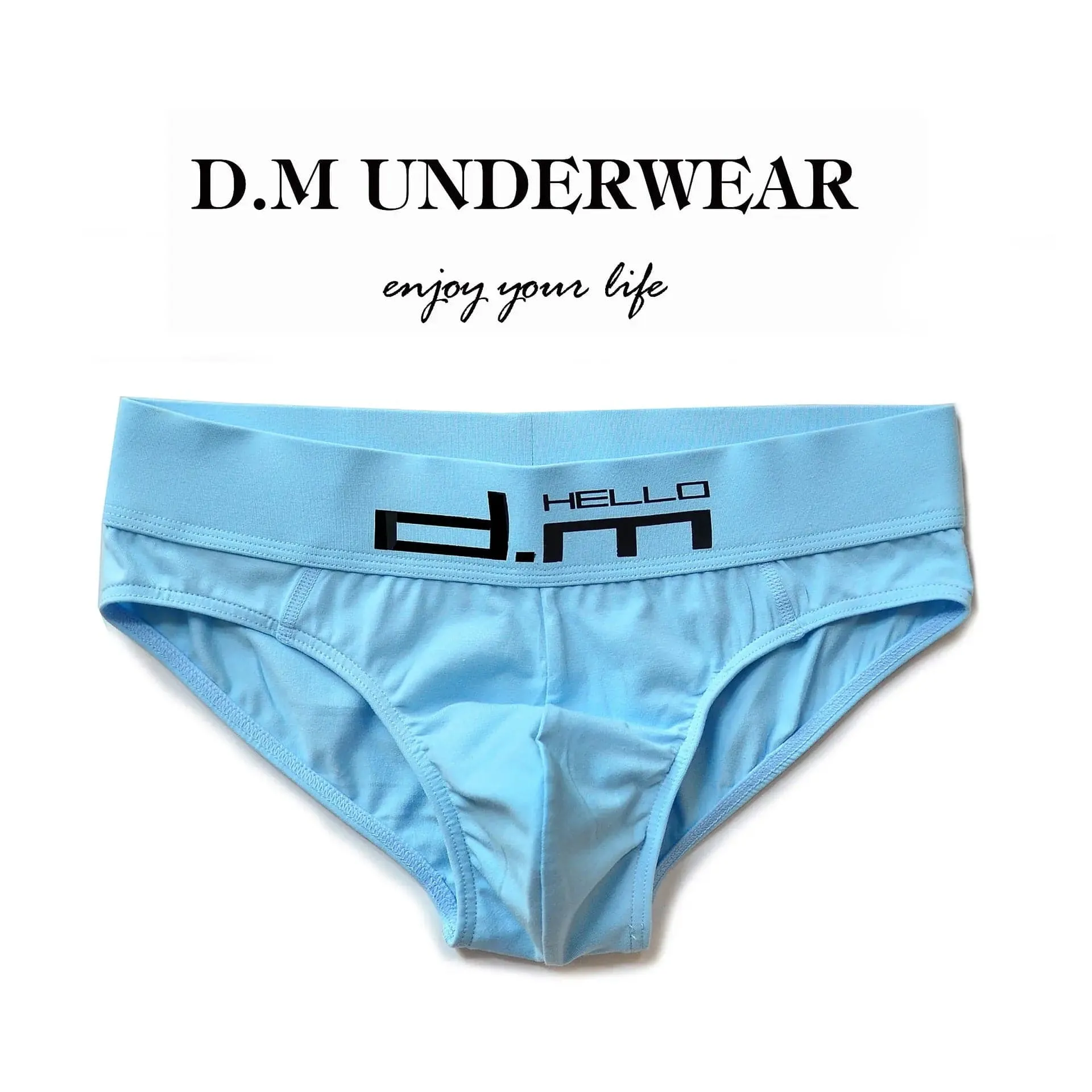 D.M men in briefs Letters Low Waist Sexy