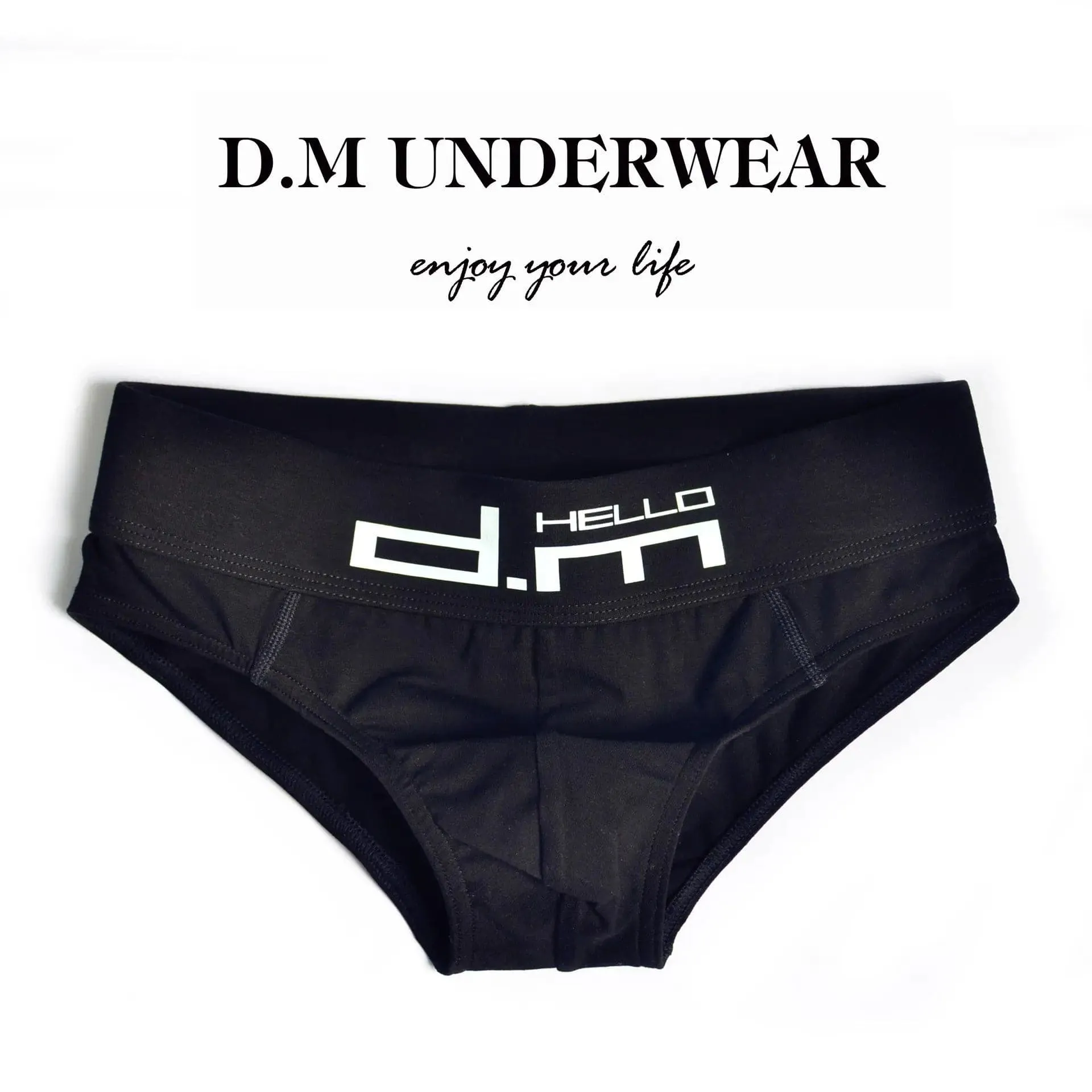 D.M men in briefs Letters Low Waist Sexy