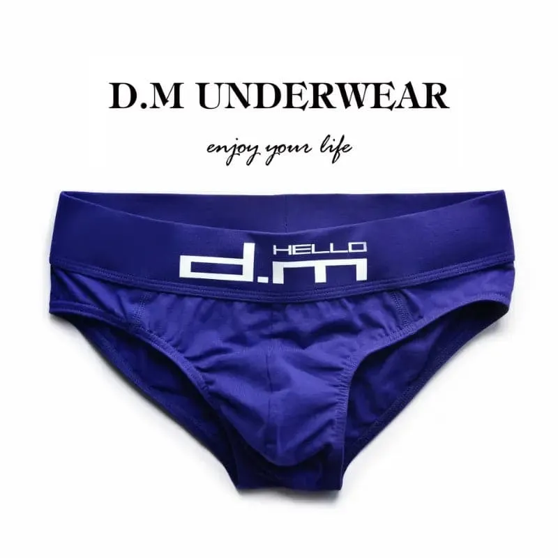 D.M men in briefs Letters Low Waist Sexy