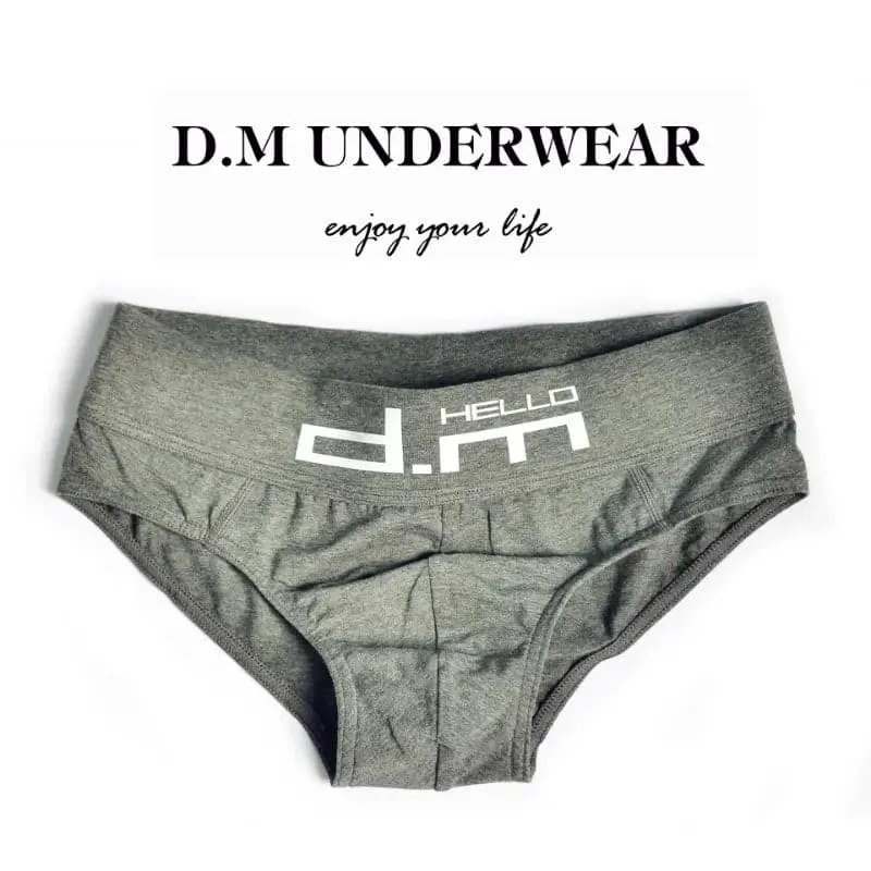 D.M men in briefs Letters Low Waist Sexy