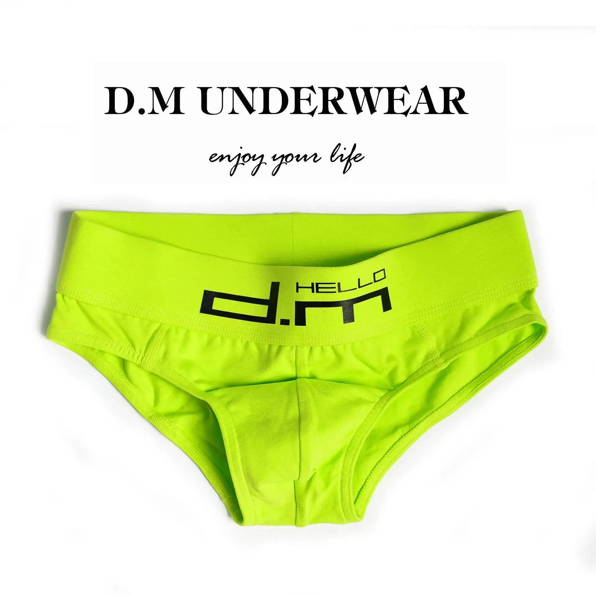 D.M men in briefs Letters Low Waist Sexy