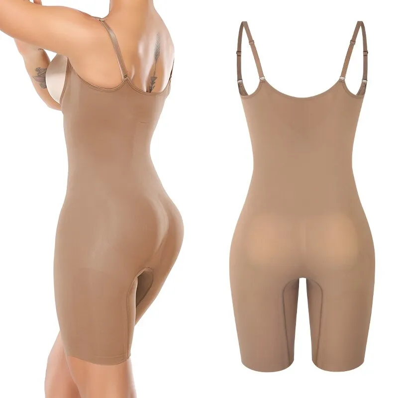 Full Body Slimming Spandex Seamless Bodysuit Shapewear