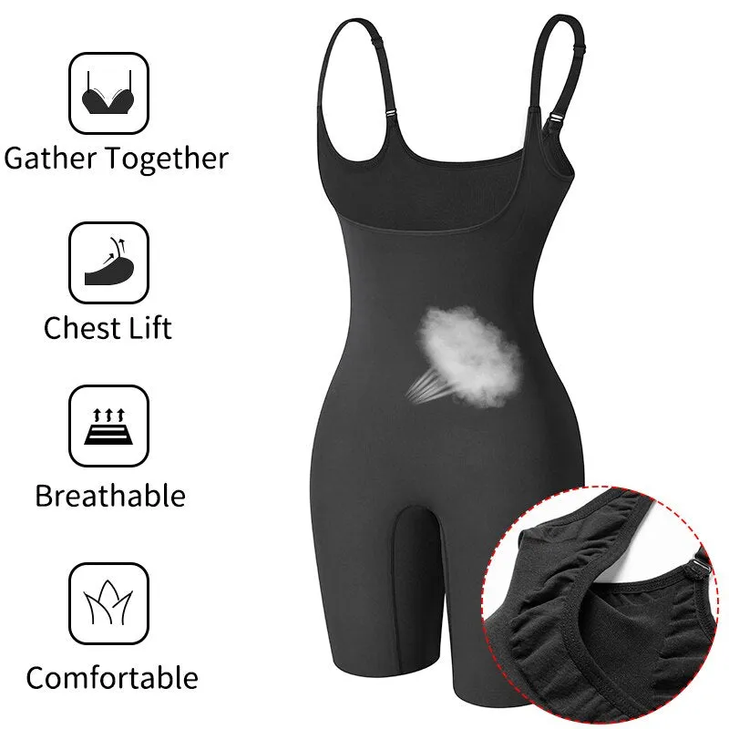 Full Body Slimming Spandex Seamless Bodysuit Shapewear