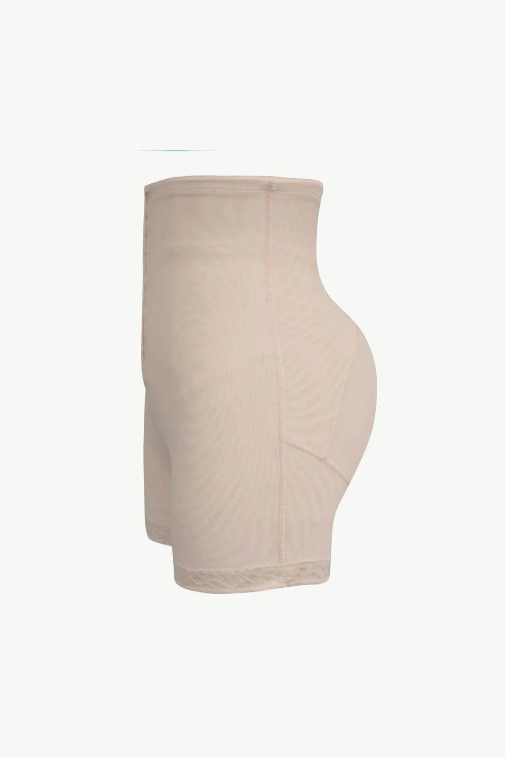 Full Size Hook-And-Eye Shaping Shorts