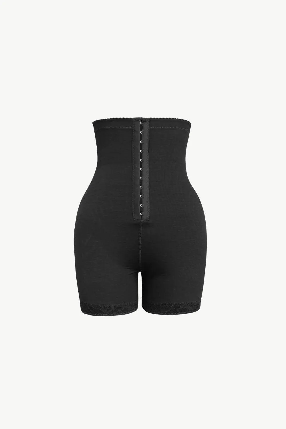 Full Size Hook-And-Eye Shaping Shorts
