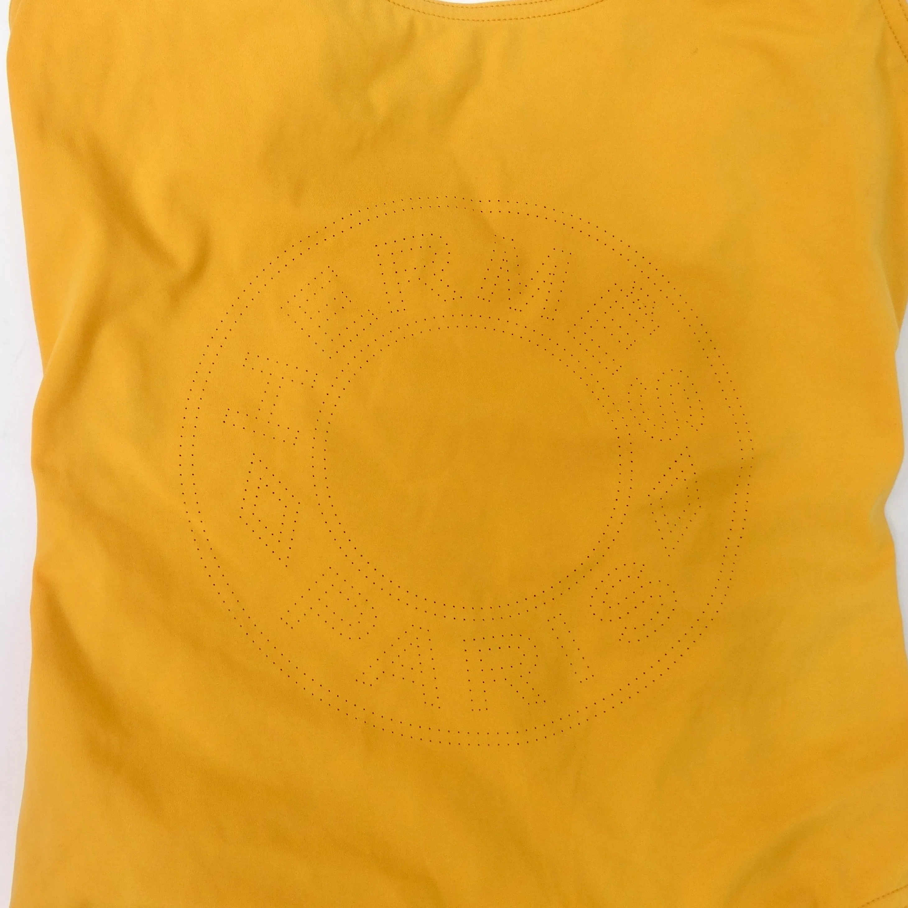 Hermes Logo Orange One Piece Swimsuit