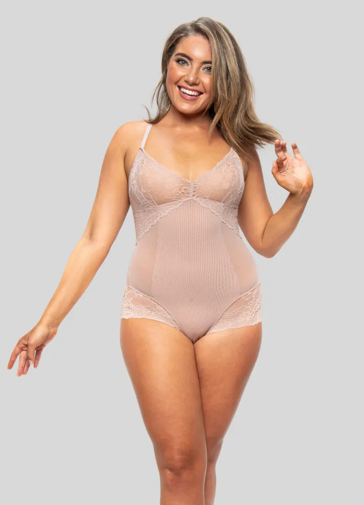 Lace Smooth Shapewear Bodysuit