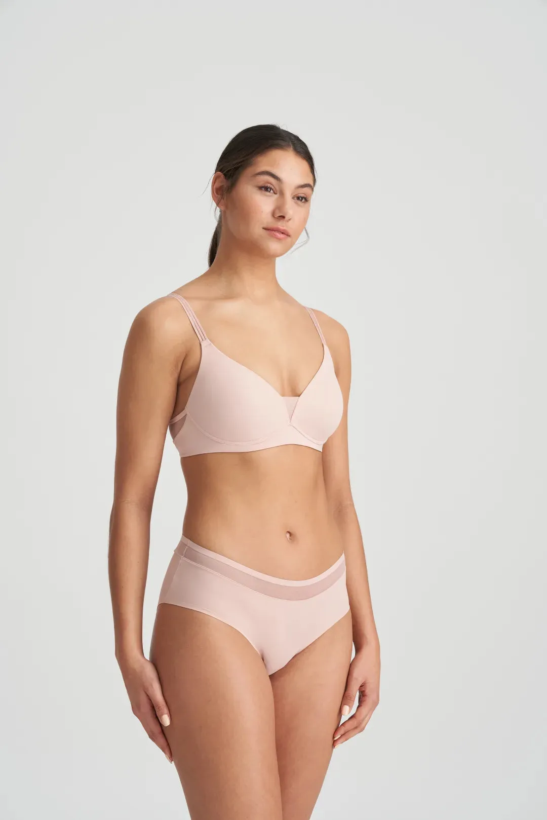 Marie Jo Louie Full Cup Wireless Bra - Powder Rose