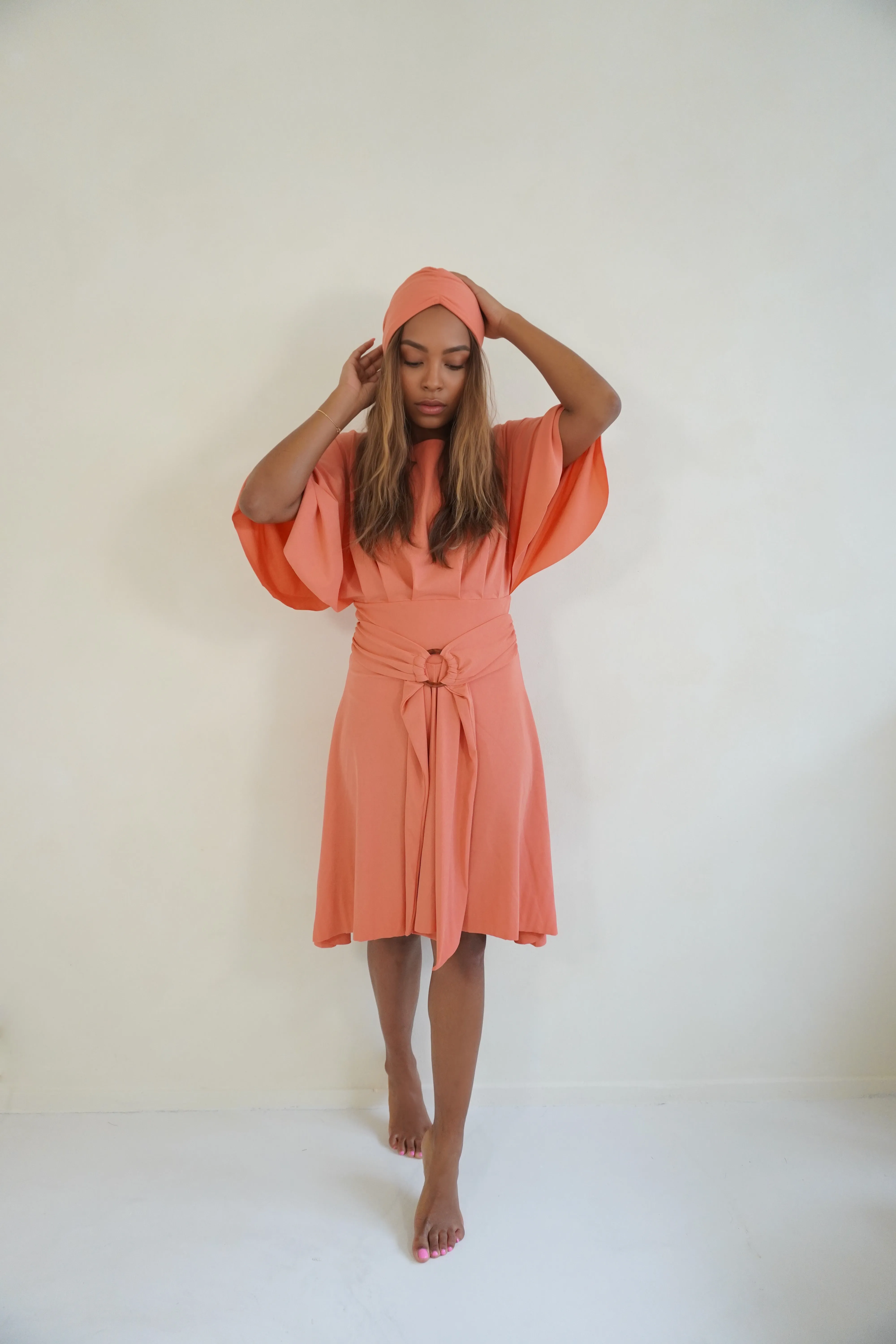 Maya swim set with Gaia skirt - Crabapple
