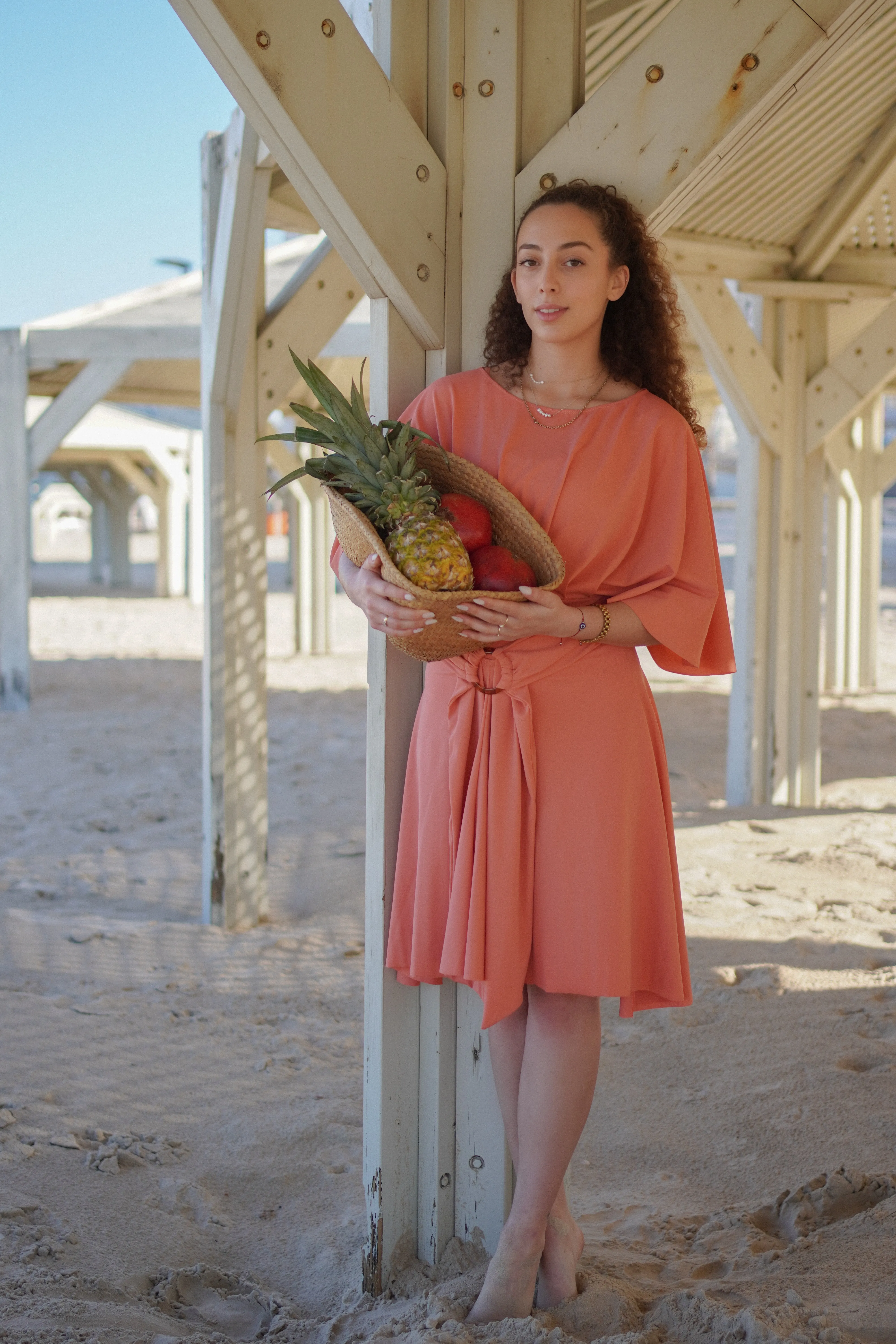 Maya swim set with Gaia skirt - Crabapple
