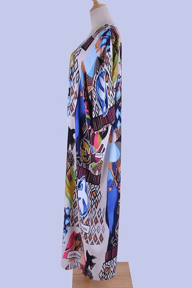 MEILING Women's Bikini Bathing Suit Cover Up Swimwear Open Front Kimono Jacket Cardigan Long Robe Dress