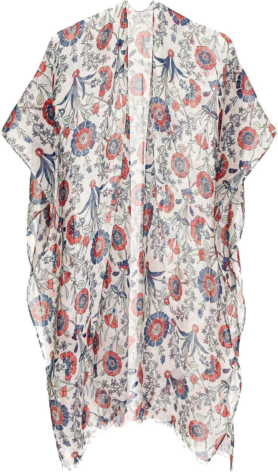MELIFLUOS DESIGNED IN SPAIN Women's Beach Cover Up Swimsuit Kimono Pareo Sarong Beach Wear Dress for Summer