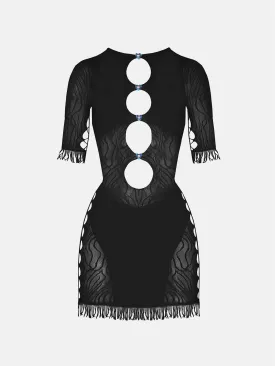 Miranda Dress in Jet Black