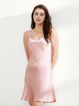 Pink Silk Chemise