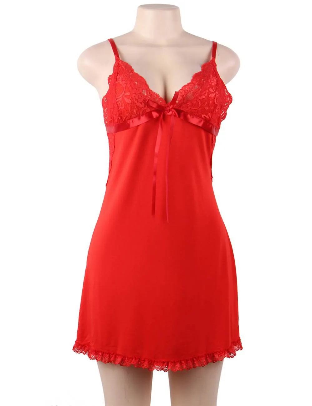 Plus Size Dark Blue & Black & Red Sexy Fashion Cotton High Quality Women Pajama Sets
