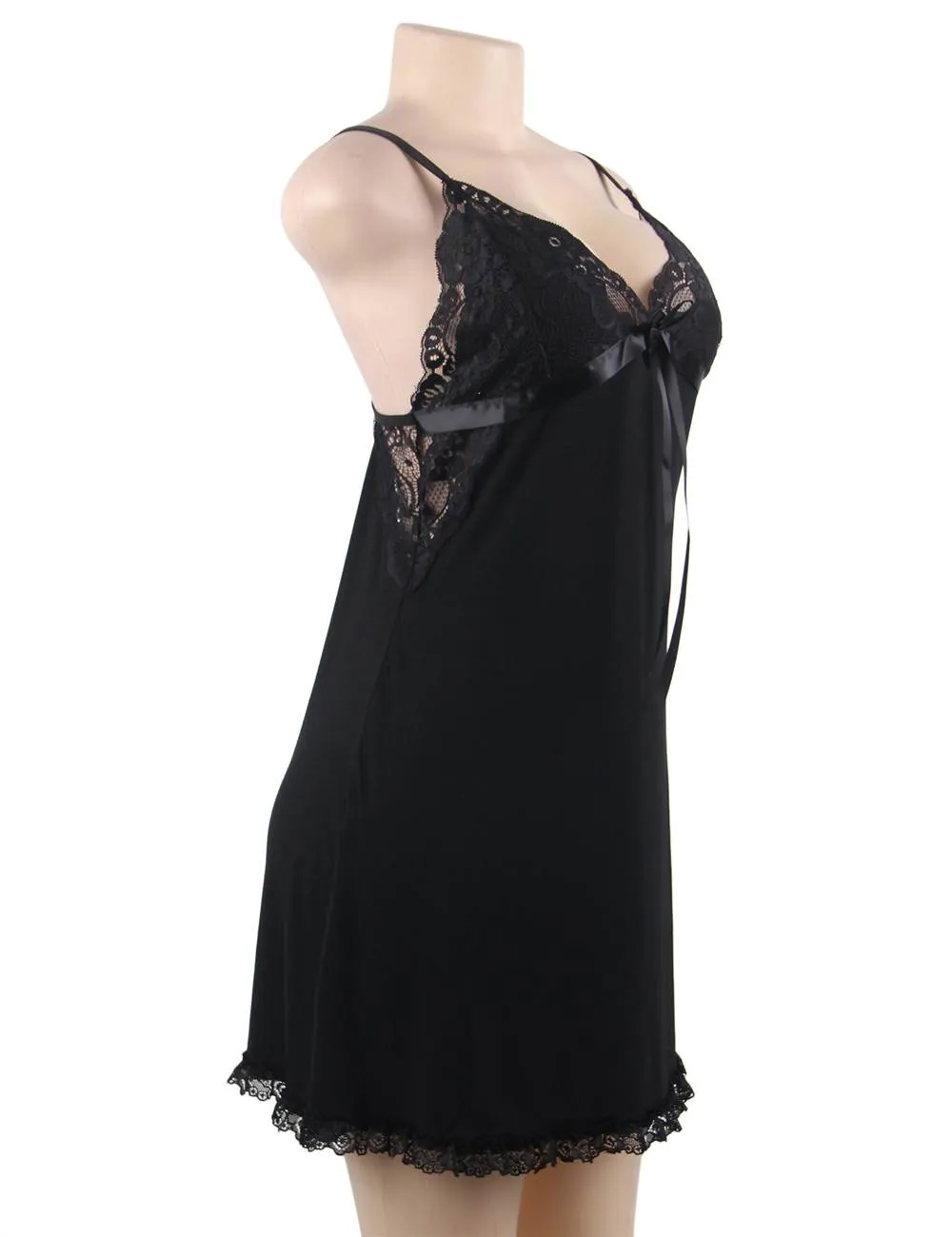 Plus Size Dark Blue & Black & Red Sexy Fashion Cotton High Quality Women Pajama Sets