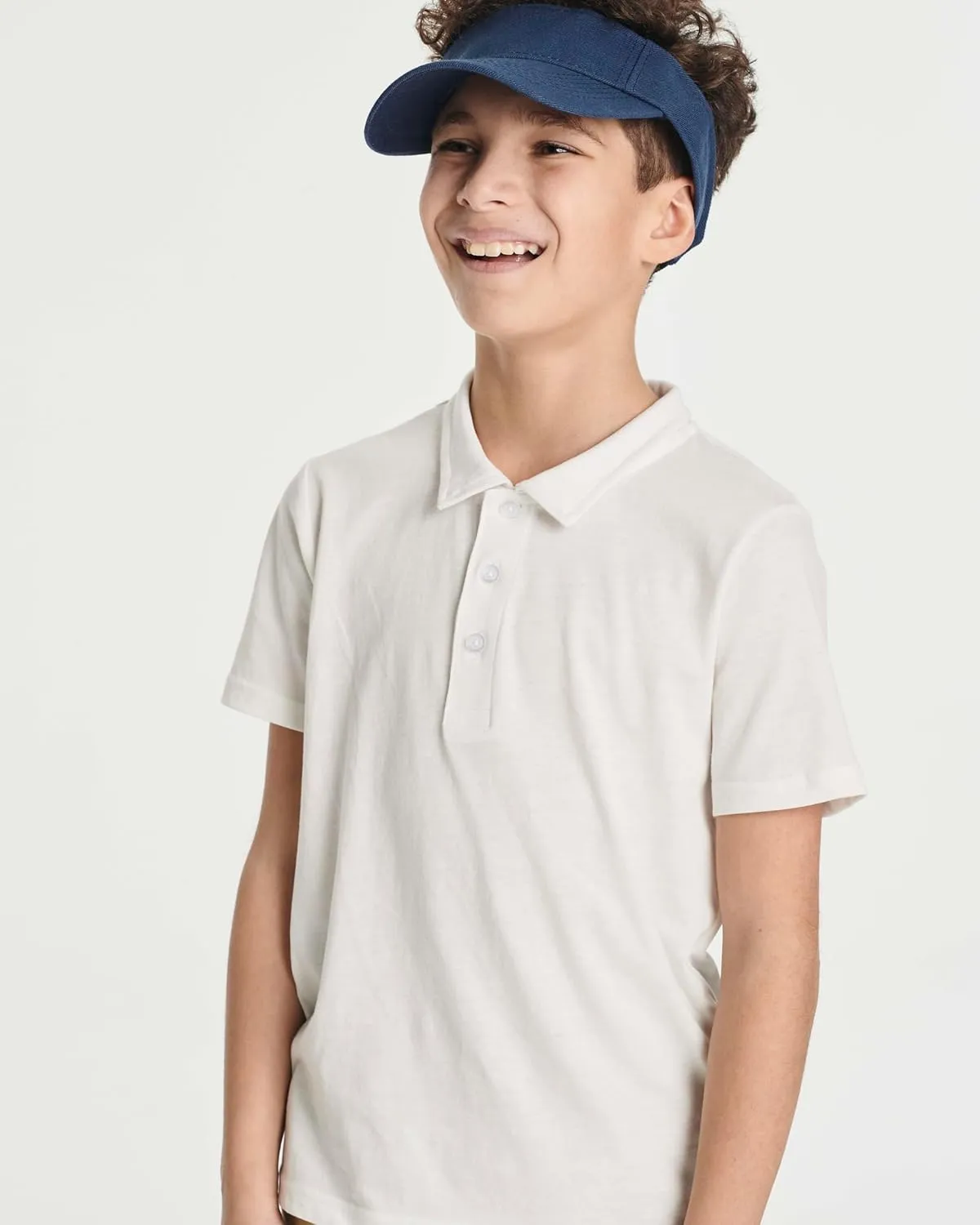 Real Essentials 3 Pack: Boys' Short Sleeve Jersey Cotton Polo Shirt - Uniform Youth Dress Shirt (Ages 4-18)