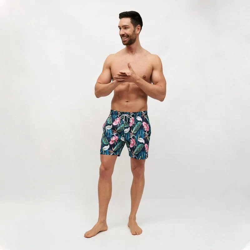 Roscoe Green Mens Swim Trunks