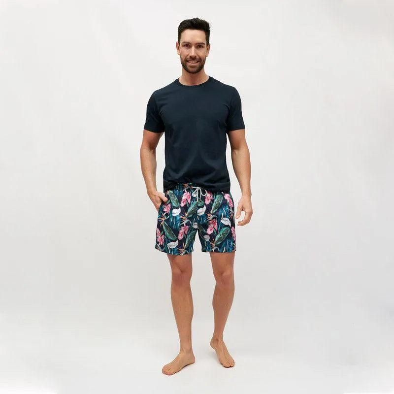 Roscoe Green Mens Swim Trunks