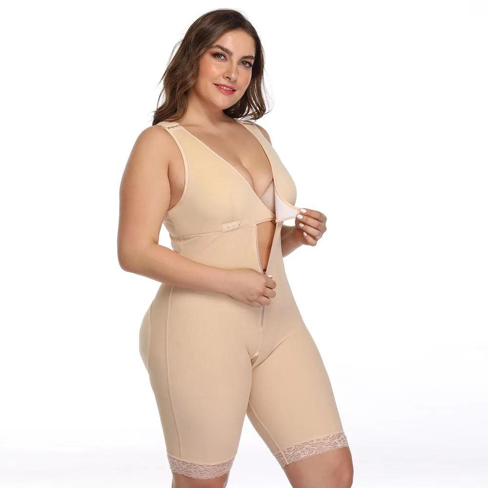 S-6XL Full Body Slimming Thigh Trimmer Bodysuit Shapewear