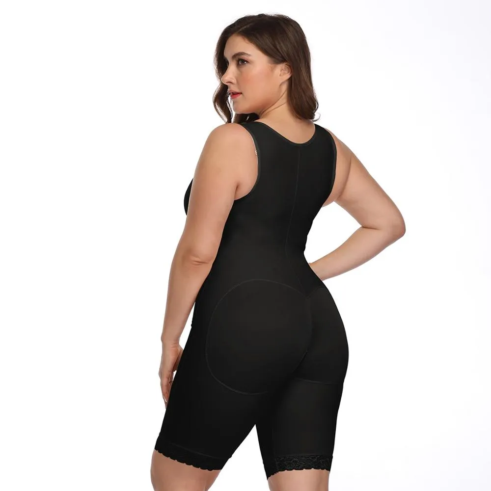 S-6XL Full Body Slimming Thigh Trimmer Bodysuit Shapewear