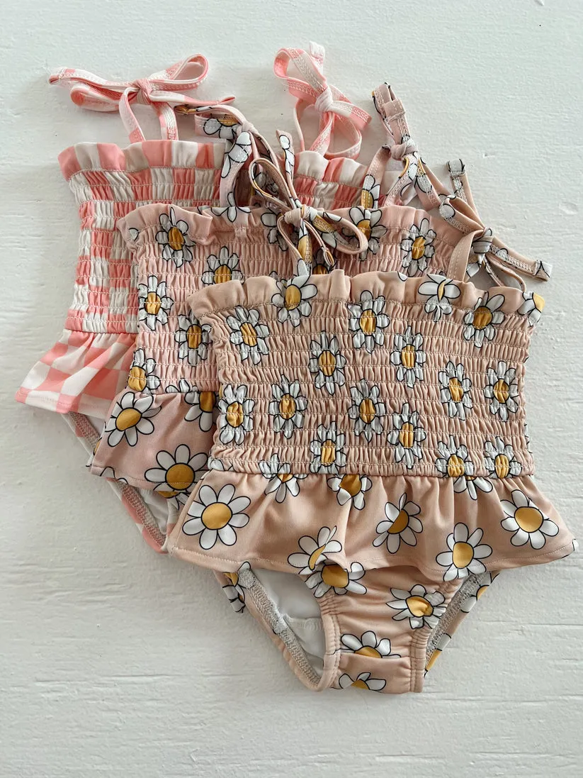 Siix Collection Soleil Swimsuit UPF 50 in Daisy Pop Taffy
