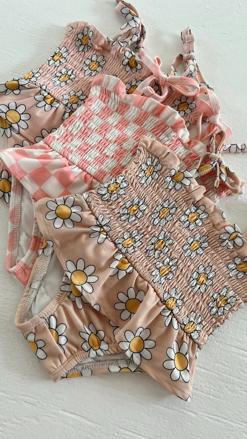 Siix Collection Soleil Swimsuit UPF 50 in Daisy Pop Taffy