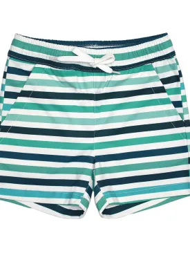 Striped Swim Trunks - Sea Stripes, Kids