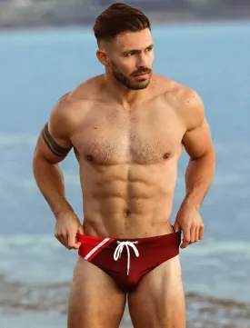 The Kute Edition: Swimming Trunks - Rio Red
