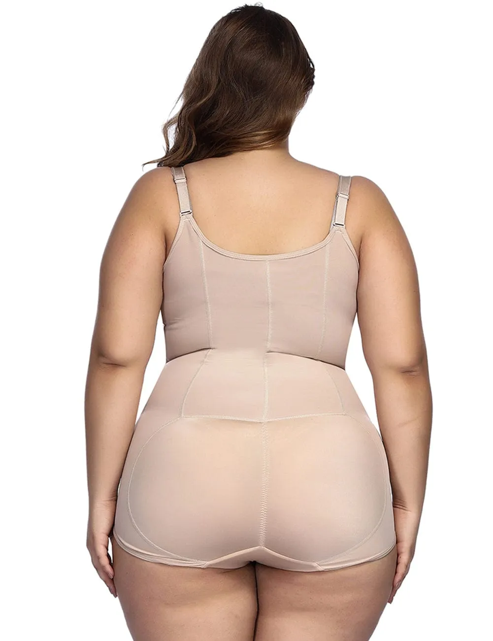 Tummy Control Black Butt Lifting Body Shapewear Cami Straps Fitness