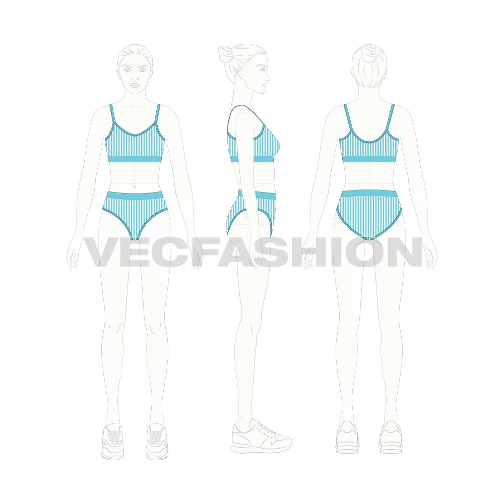 Women's Beach Bikini Set