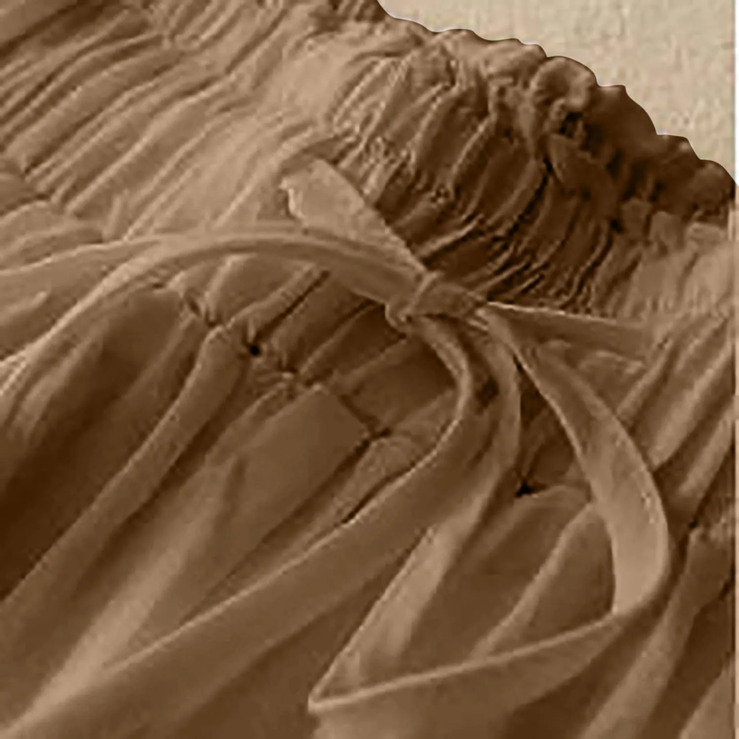 Women's Culottes Linen Cropped Pants with Pockets Wide Leg Pants Elastic Waist Casual Palazzo Trousers 2025 Fashion