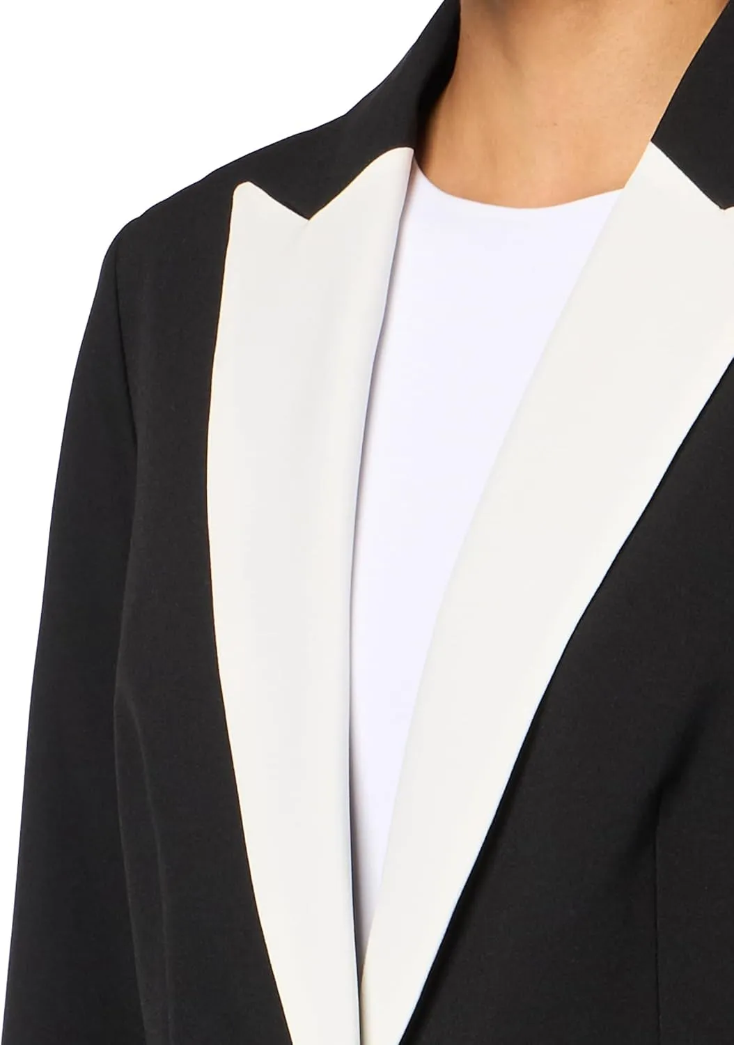 Women's Petite One Button Blazer & Pant, 2pc Set