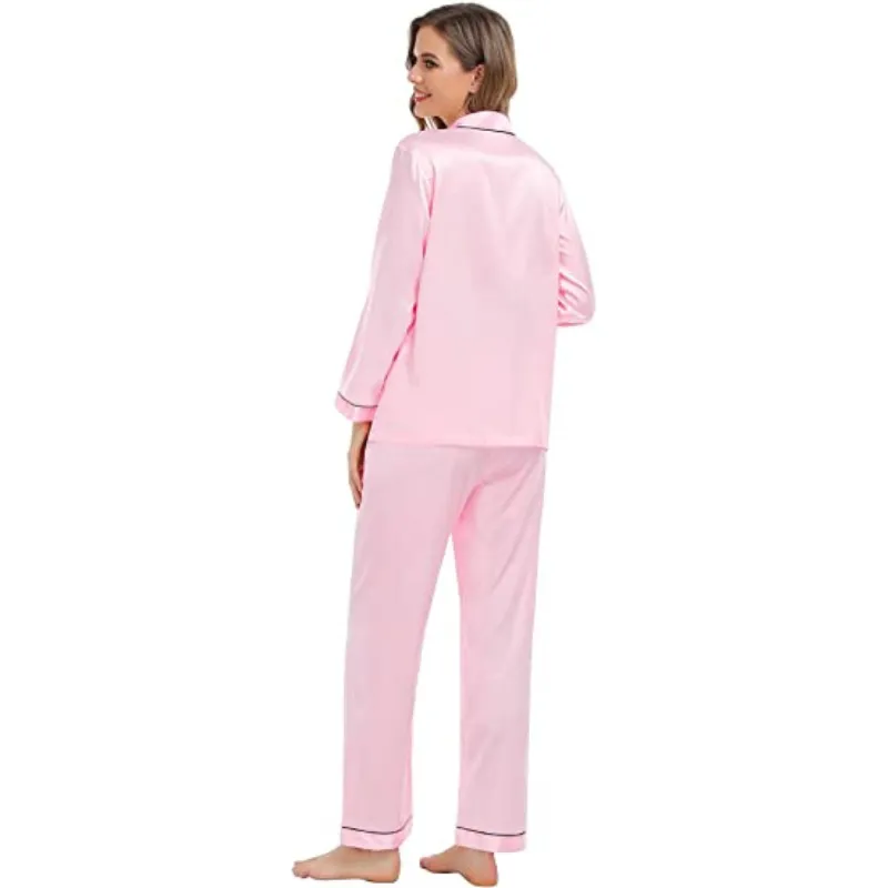 Women's Silk Satin Pajamas