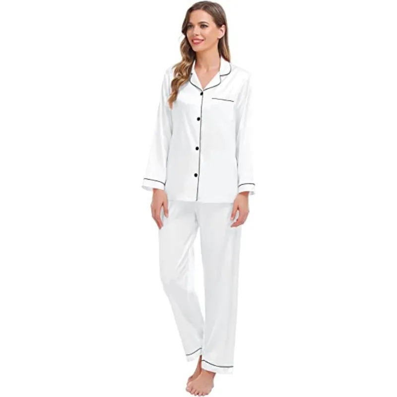 Women's Silk Satin Pajamas