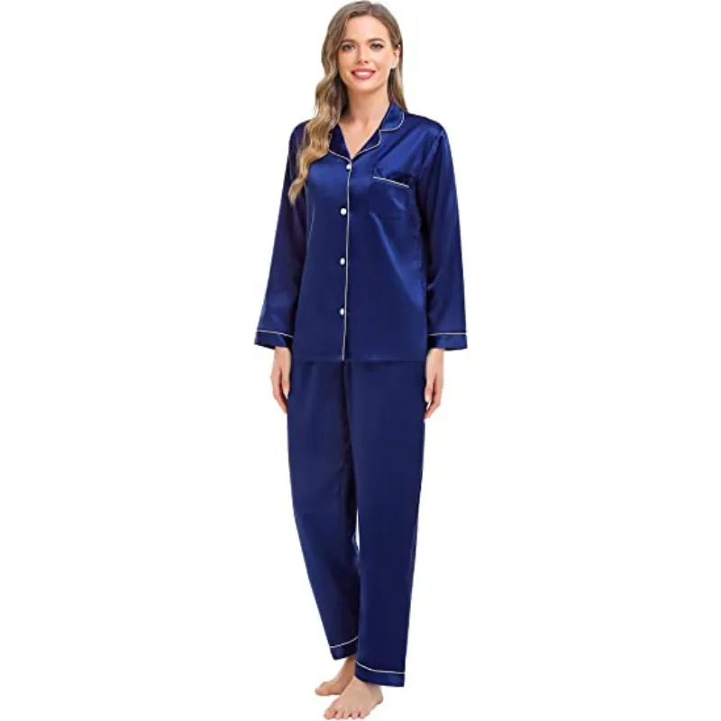 Women's Silk Satin Pajamas